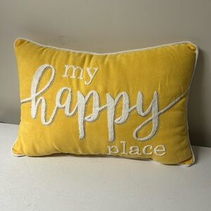 Cute yellow pillow